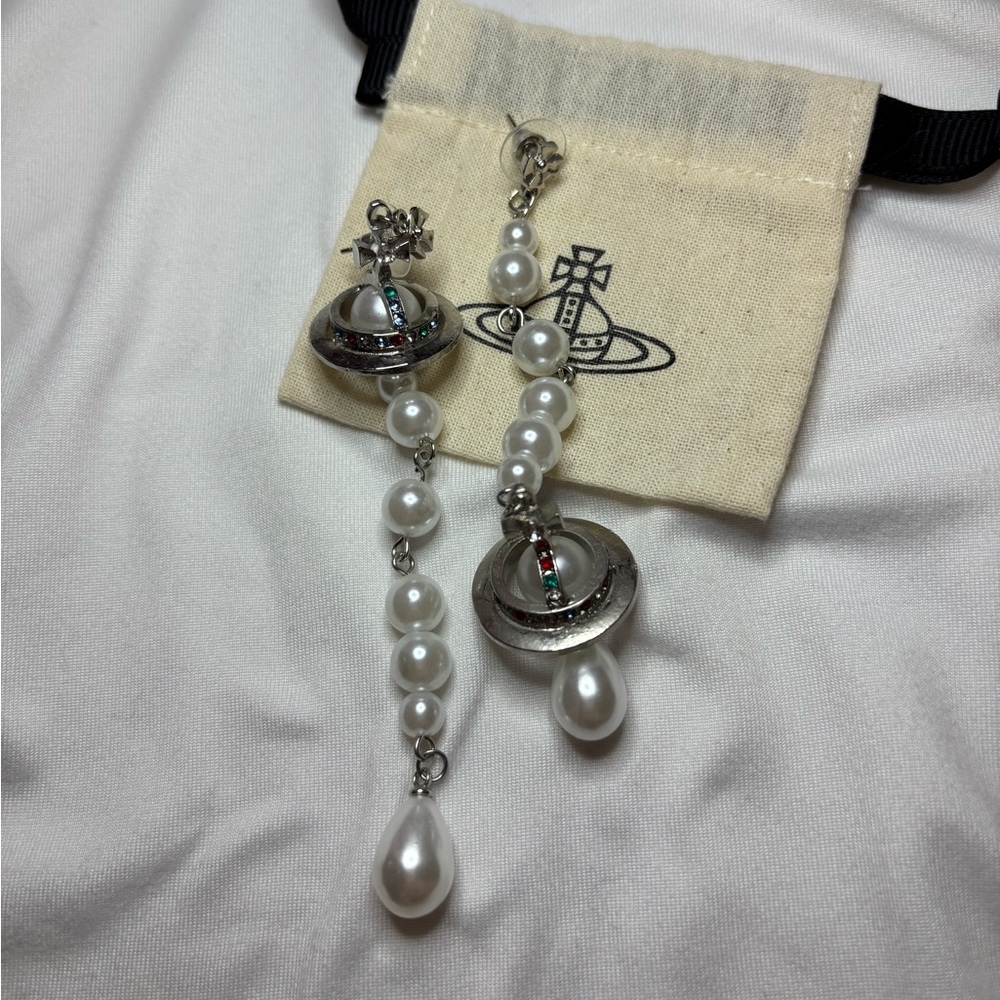 Vivienne Westwood Pearl Drop Earrings